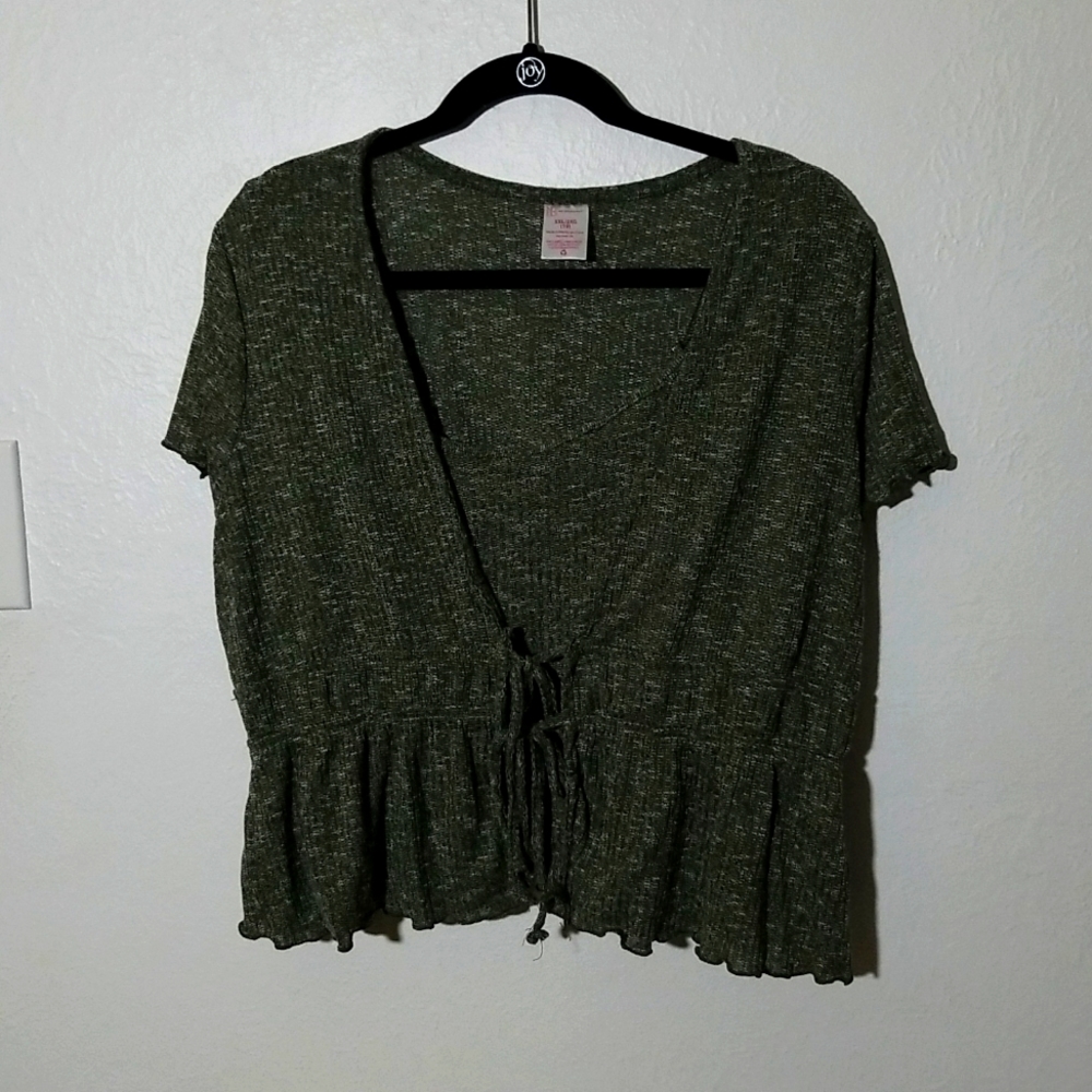 2 pc cami short sleeve cardi set